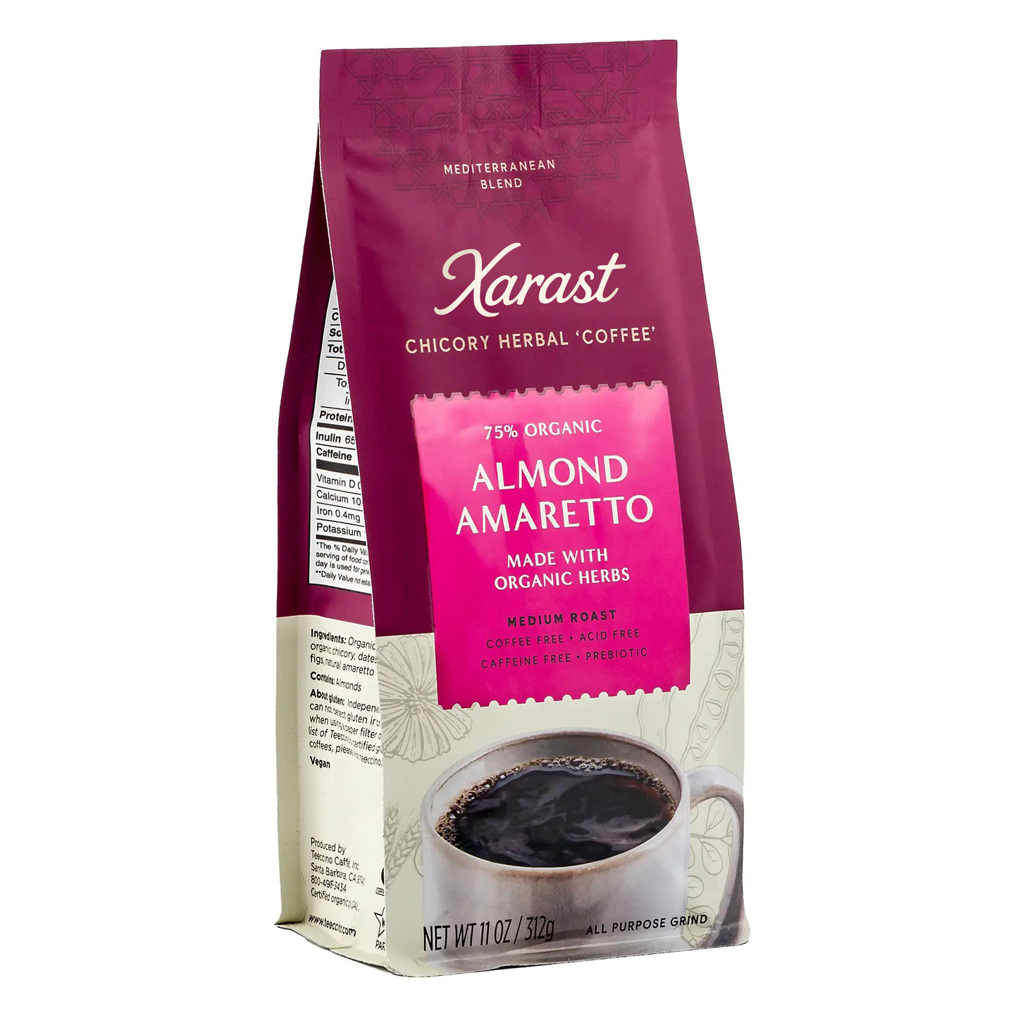 Xarast Almond Amaretto Chicory Herbal Coffee